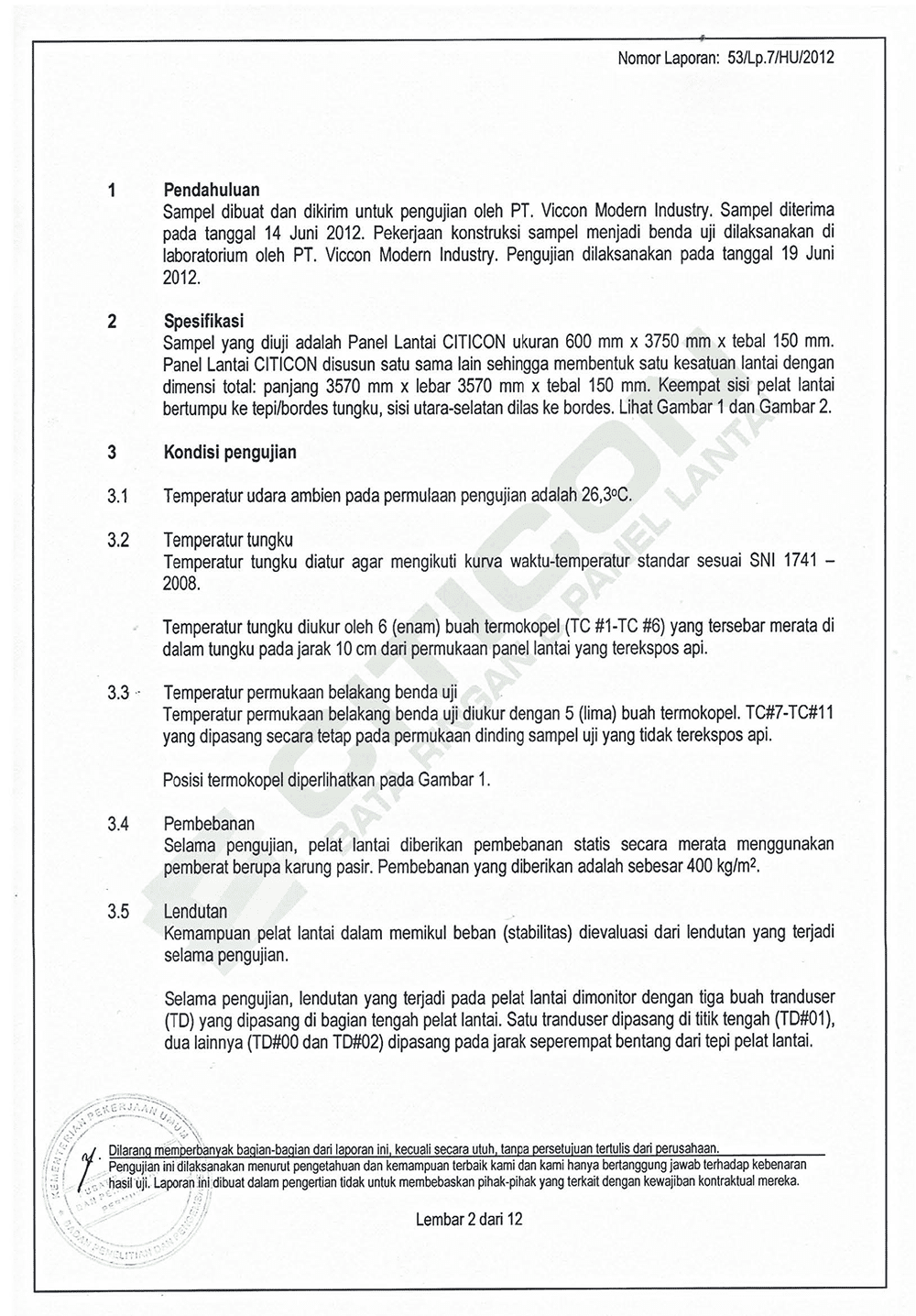 Panel Lantai Citicon - Artha Mulia Pamenang panel lantai surabaya