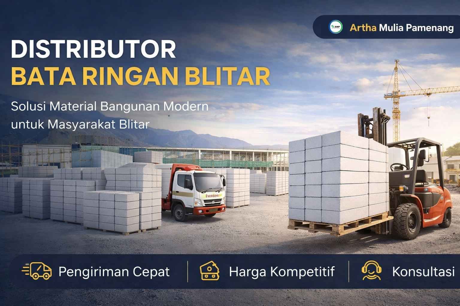 Distributor Bata Ringan Blitar - Harga Terbaik 2026