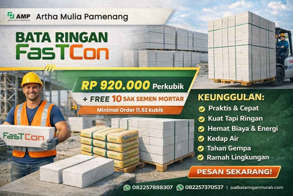 Distributor Bata Ringan Badung Bali 2026 - Ready Stock