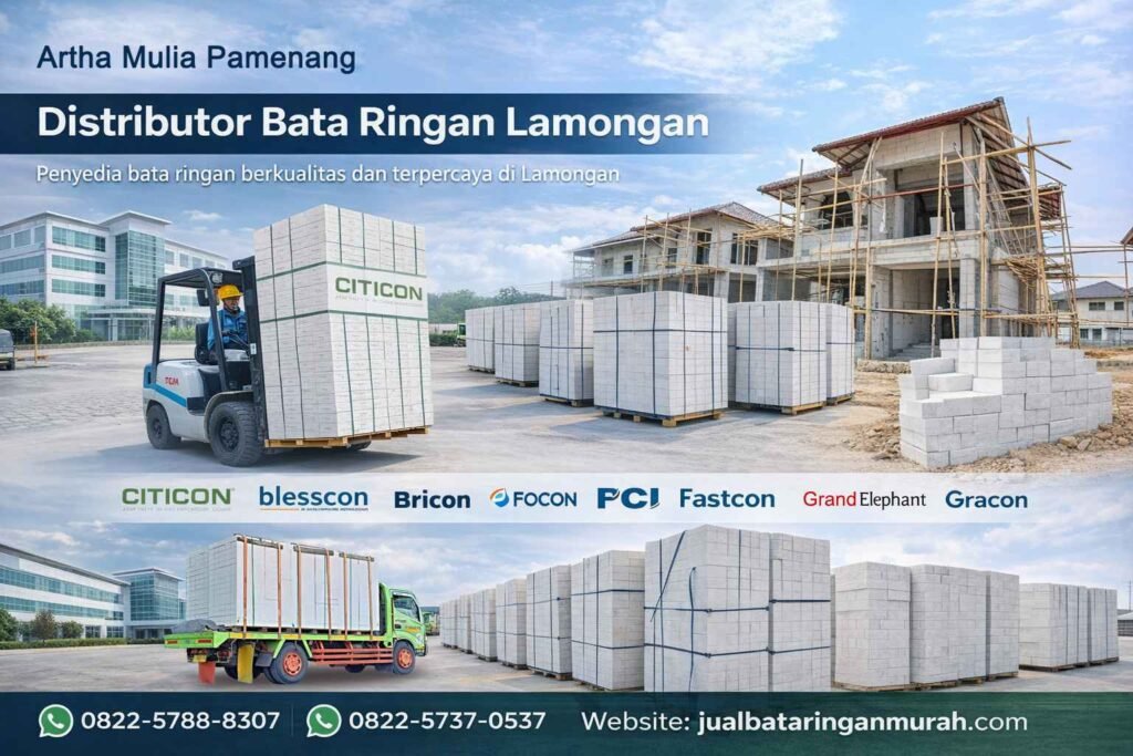 Distributor Bata Ringan Lamongan - Harga Terbaik 2026 Distributor Bata Ringan Lamongan - Harga Terbaik 2026
