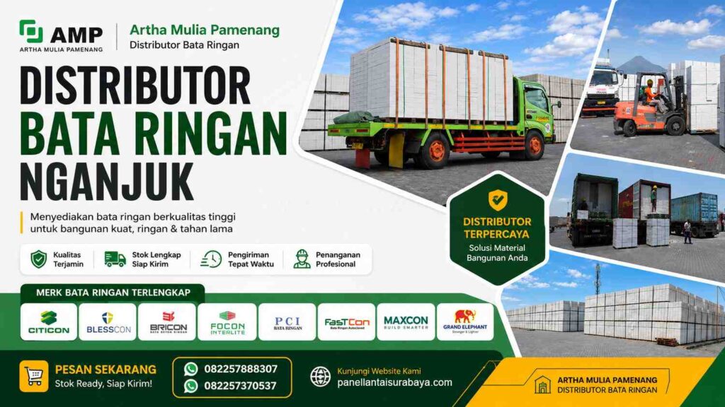 Distributor Bata Ringan Nganjuk | Harga Terbaru 2026 Distributor Bata Ringan Nganjuk | Harga Terbaru 2026