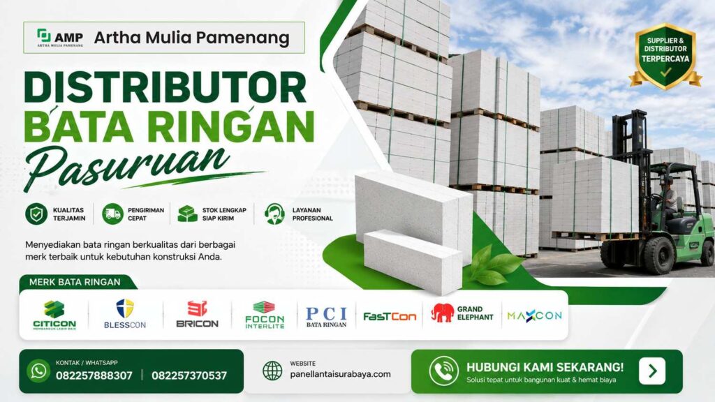Distributor Bata Ringan Pasuruan Terlengkap Untuk Kebutuhan Konstruksi Anda Distributor Bata Ringan Pasuruan Terlengkap Untuk Kebutuhan Konstruksi Anda